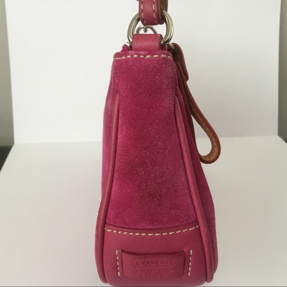 SOLD! Coach Suede Bag - Picture 5 of 9